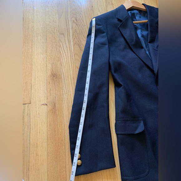 Nordstrom // Navy Wool Blend Blazer - Picture 7 of 9